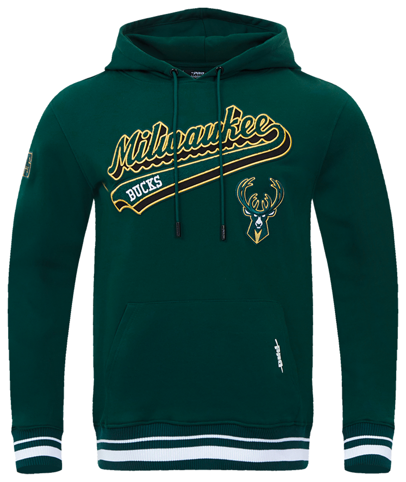 Pro Standard BUCKS SCRIPT TAIL RIB FLC PO HOODIE - Men's