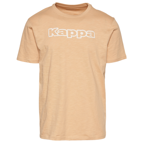 

Kappa Mens Kappa Logo Cabal T-Shirt - Mens Tan/Wheat Size L