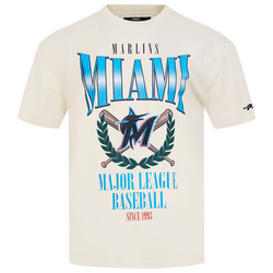 Men's - Pro Standard Marlins Around The World CJ DS T-Shirt - Eggshell/Multi