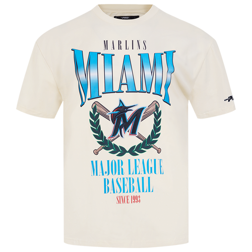 MENS - Pro Standard Marlins Around The World CJ DS T-Shirt - Eggshell/Multi