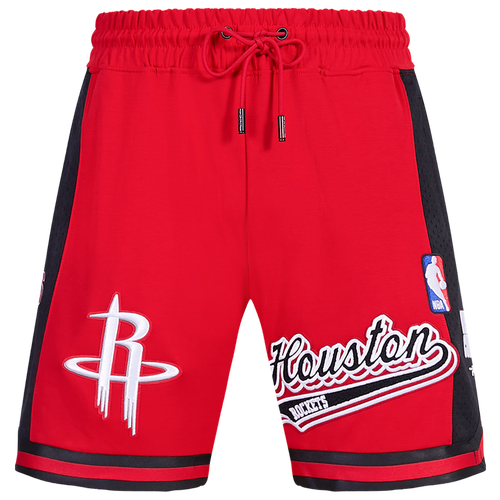 MENS - Pro Standard ROCKETS SCRIPT TAIL DK 2.0 SHORT - Black/Red