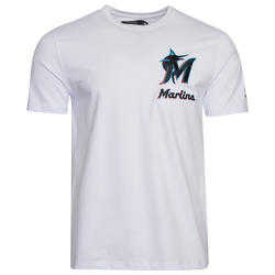 Men's - Pro Standard Marlins Championships SJ T-Shirt - White/Multi