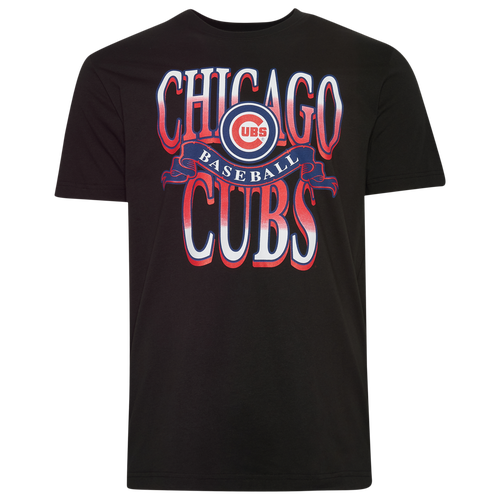 New Era Mens Chicago Cubs Cubs Short Sleeve T-Shirt - - Black