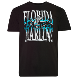 Men's - New Era Marlins Short Sleeve T-Shirt - Black
