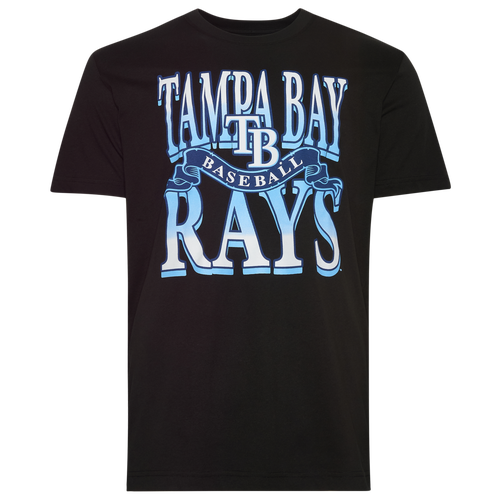 New Era Mens Tampa Bay Rays Rays Short Sleeve T-Shirt - - Black