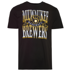 Men's - New Era Brewers Short Sleeve T-Shirt - Black