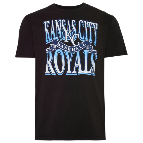 New Era Mens Kansas City Royals Royals Short Sleeve T-Shirt - - Black