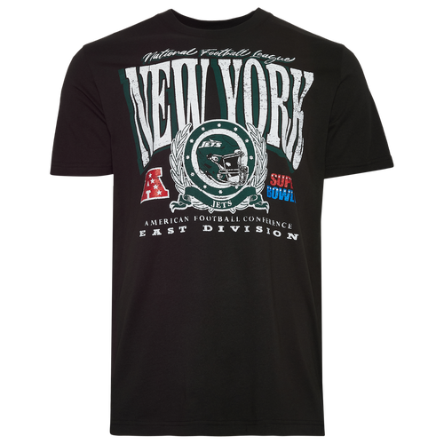 New Era Mens New York Jets Jets Short Sleeve T-Shirt - - Black