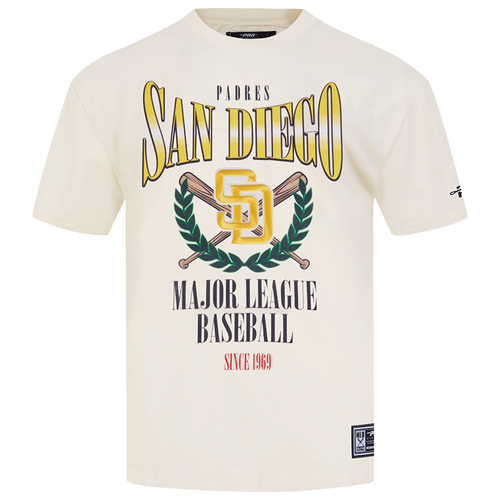 MENS - Pro Standard Padres Around The World CJ Drop Shoulder T-Shirt - Eggshell/Multi