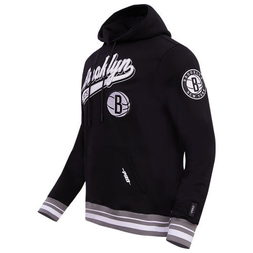 Pro Standard NETS SCRIPT TAIL RIB FLC PO HOODIE | Foot Locker