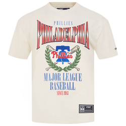 Men's - Pro Standard Phillies Around The World CJ DS T-Shirt - Eggshell/Multi