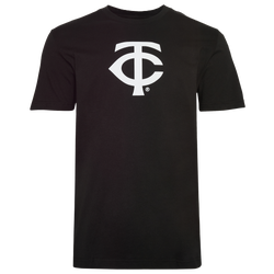 Men's - New Era Twins Primary Logo T-Shirt - Black/White