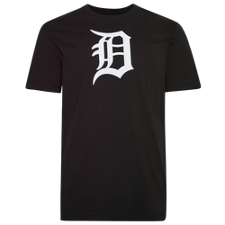 Men's - New Era Tigers Primary Logo T-Shirt - Black/White