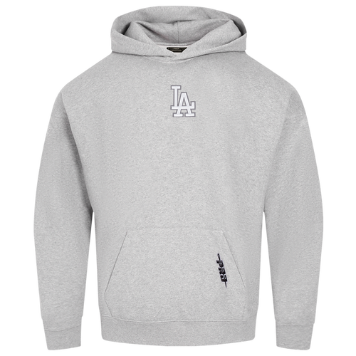  - Pro Standard Dodgers Classic DS PO Hoodie - Grey/White