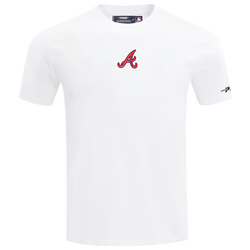 Men's - Pro Standard Braves Classic DS T-Shirt - White/Navy