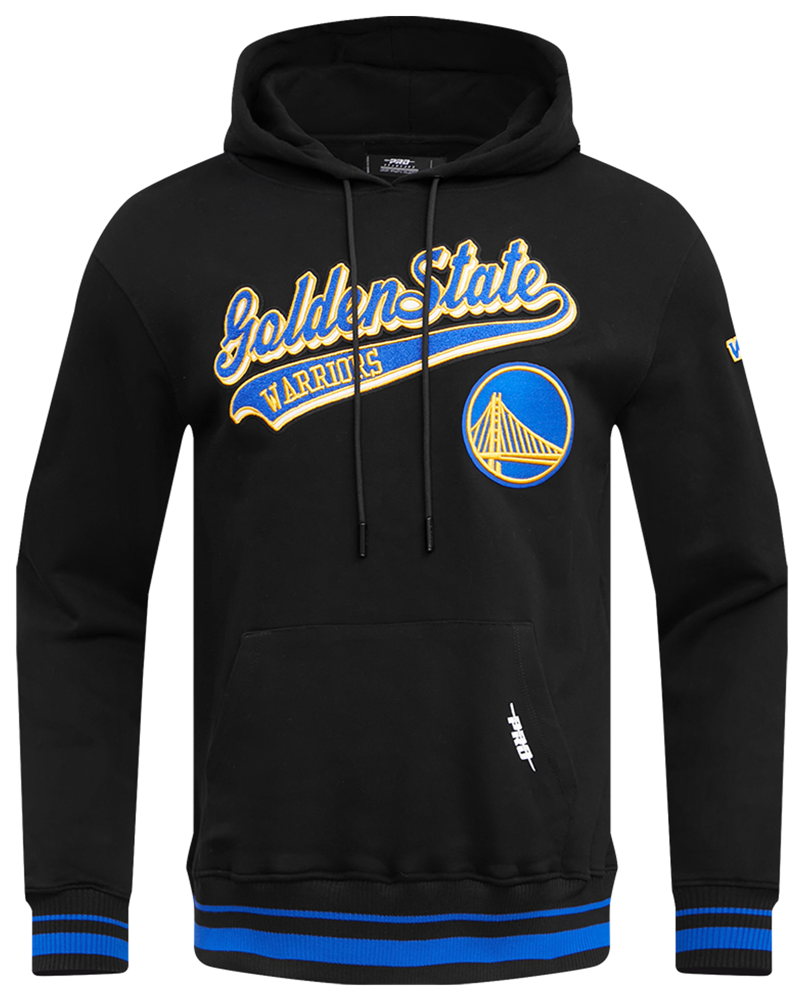 Pro Standard WARRIORS SCRIPT TAIL RIB FLC PO HOODIE - Men's
