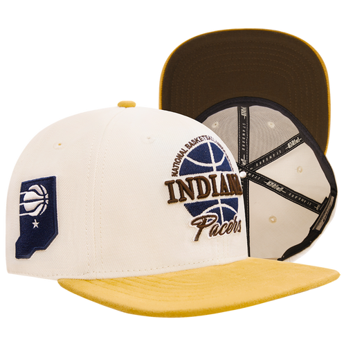 

Pro Standard Mens Pro Standard Pacers SMU Strapback Cap - Mens Eggshell Size One Size