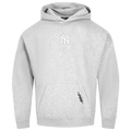 Pro Standard Yankees Classic DS PO Hoodie - Pro Standard Grey/White