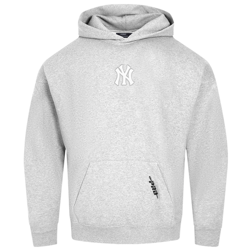  - Pro Standard Yankees Classic DS PO Hoodie - Grey/White