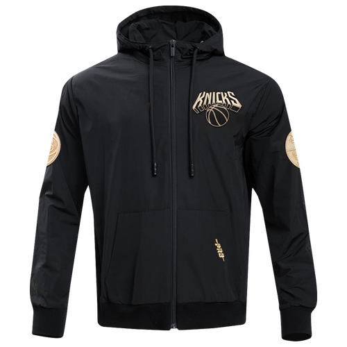 

Pro Standard Mens New York Knicks Pro Standard Knicks B&G Full-Zip Woven Hoodie - Mens Black/Gold Size XXL