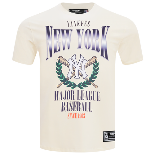 MENS - Pro Standard Yankees Around The World CJ DS T-Shirt - Eggshell/Multi