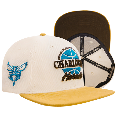 

Pro Standard Mens Pro Standard Hornets SMU Strapback Cap - Mens Eggshell Size One Size