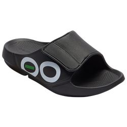 Men's - OOFOS Ooahh Slides - Black/White