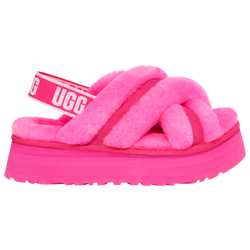 Women's - UGG Disco Cross Slides - Taffy Pink/Pink