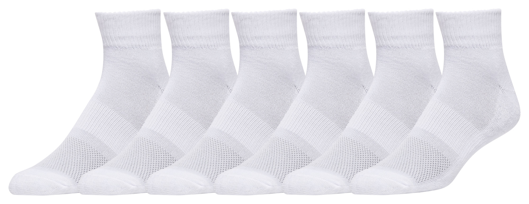 CSG 6 Pack Quarter Socks - Men's