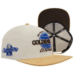 Men's - Pro Standard Warriors SMU Strapback Cap - Eggshell