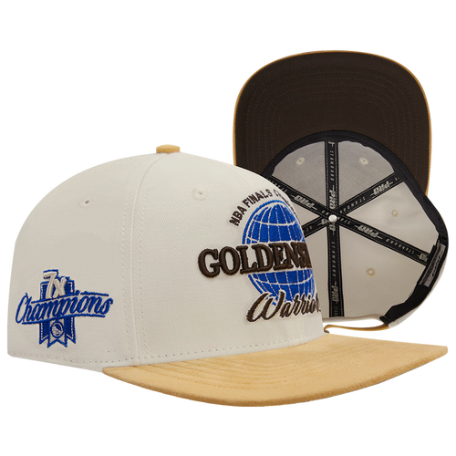 

Pro Standard Mens Pro Standard Warriors SMU Strapback Cap - Mens Eggshell Size One Size