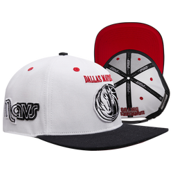 Men's - Pro Standard Mavericks Scarface Split Wool Snapback - White/Black