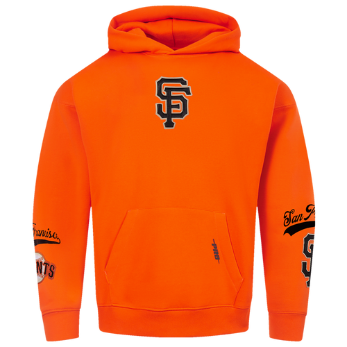  - Pro Standard Giants Living Large Drop Shoulder PO Hoodie - Orange/Black