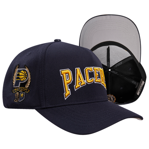 

Pro Standard Mens Pro Standard Pacers Crest Emblem Flatbrim Snapback - Mens Navy/Navy Size One Size
