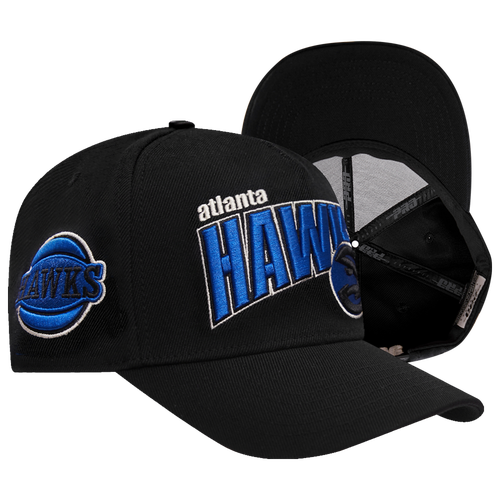 

Pro Standard Mens Pro Standard Hawks Royalty Curved Brim Snapback - Mens Black/Black Size One Size