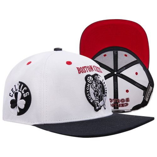 Pro Standard Mens Boston Celtics  Celtics Scarface Split Wool Snapback In White/black