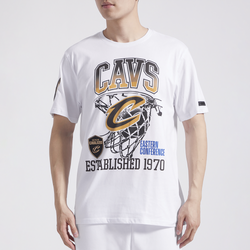 Men's - Pro Standard Cavaliers GTP SJ T-Shirt - White/White
