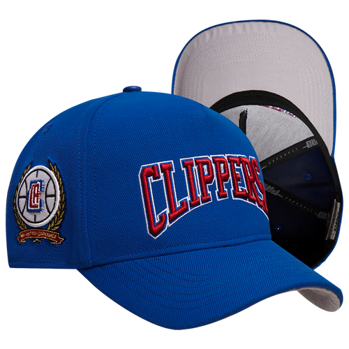 

Pro Standard Mens Pro Standard Clippers Crest Emblem Flatbrim Snapback - Mens Blue/Blue Size One Size