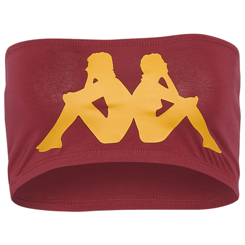 Kappa Womens  Authentic Tube Top In Red/yellow