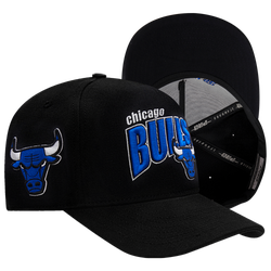 Men's - Pro Standard Bulls Royalty Curved Brim Snapback - Black/Black