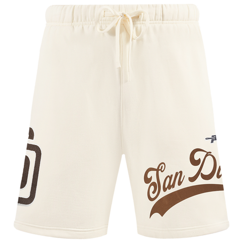  - Pro Standard Padres Living Large Fleece Shorts - Brown/Tan