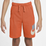 Nike Club HBR Shorts - Boys' Grade School Rush Orange/Rush Orange
