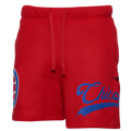 Pro Standard Cubs Living Large Fleece Shorts - Pro Standard Red/Blue