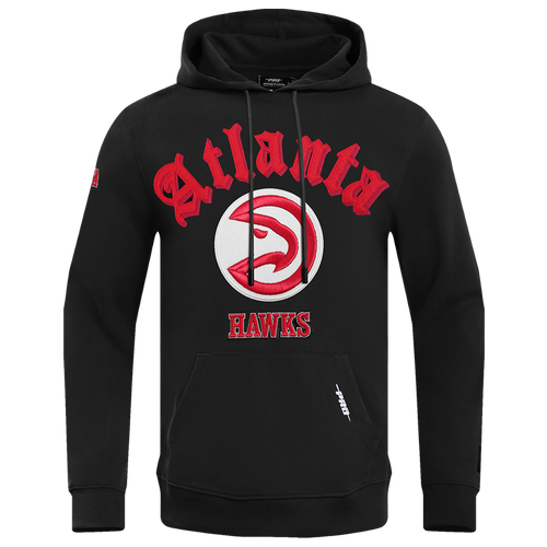  - Pro Standard HAWKS OLD ENGLISH FLC PO HOODIE - Black