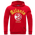 Pro Standard HAWKS OLD ENGLISH FLC PO HOODIE - Men's Red