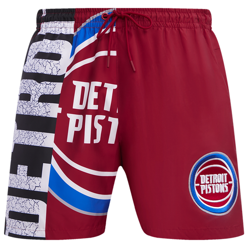 

Pro Standard Mens Pro Standard Pistons Split Mash Up Logo Woven Shorts - Mens Multi/Multi Size S