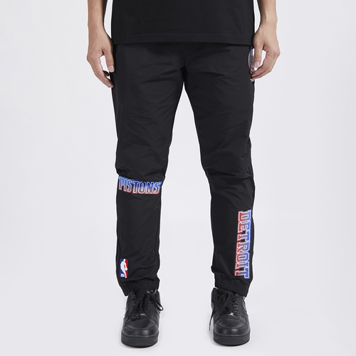 

Pro Standard Mens Pro Standard Pistons OS Letters Woven Pants - Mens Black/Black Size M