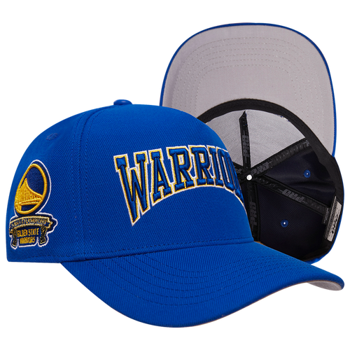 

Pro Standard Mens Pro Standard Warriors Crest Emblem Flatbrim Snapback - Mens Blue/Blue Size One Size