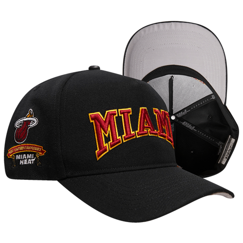 

Pro Standard Mens Pro Standard Heat Crest Emblem Flatbrim Snapback - Mens Black/Black Size One Size