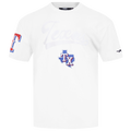 Pro Standard Rangers Living Large CJ Drop Shoulder T-Shirt - Pro Standard Blue/White Red